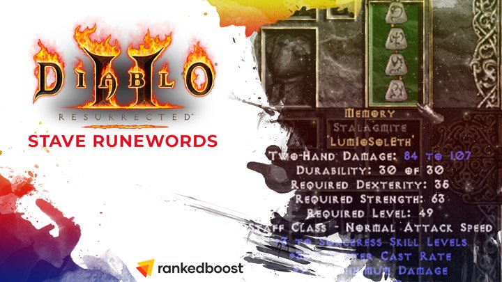 Diablo 2 Stave Runewords All