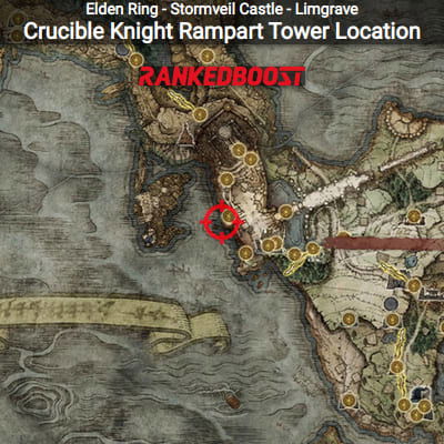 Elden Ring Crucible Knight Ordovis Location