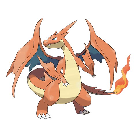 Official artwork of Charizard Mega Y