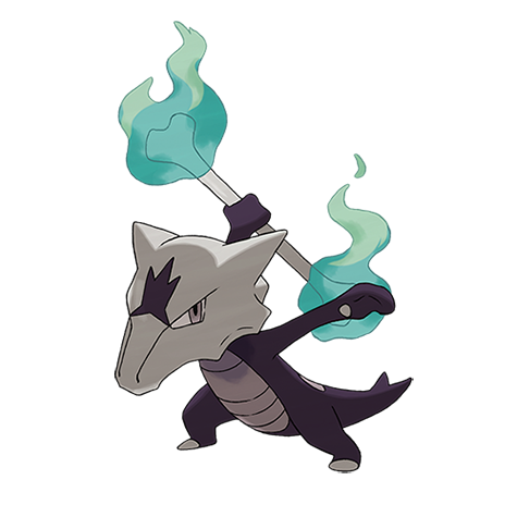 Official artwork of Marowak Alola