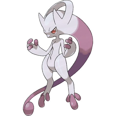 Official artwork of Mewtwo Mega Y