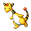 Official artwork of Ampharos FireRed & LeafGreen