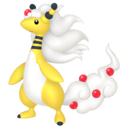 Official artwork of Ampharos (Mega Ampharos)