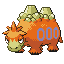 Official artwork of Camerupt FireRed & LeafGreen