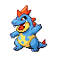 Official artwork of Croconaw FireRed & LeafGreen
