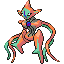 Official artwork of Deoxys (Attack Forme) FireRed & LeafGreen