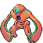 Official artwork of Deoxys (Defense Forme) FireRed & LeafGreen