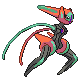 Official artwork of Deoxys (Speed Forme) Platinum