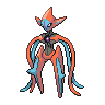 Official artwork of Deoxys (Attack Forme) Black & White
