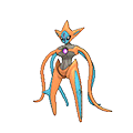 Official artwork of Deoxys (Attack Forme) Omega Ruby & Alpha Sapphire