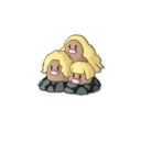 Official artwork of Dugtrio Alola
