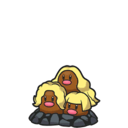 Official artwork of Dugtrio Alola