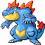 Official artwork of Feraligatr FireRed & LeafGreen
