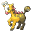 Official artwork of Girafarig FireRed & LeafGreen