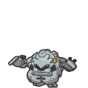 Official artwork of Graveler Alola
