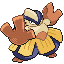 Official artwork of Hariyama FireRed & LeafGreen