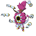 Official artwork of Hoopa (Hoopa Unbound) Omega Ruby & Alpha Sapphire