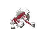 Official artwork of Lycanroc Midnight
