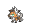 Official artwork of Lycanroc Dusk
