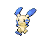 Official artwork of Minun FireRed & LeafGreen