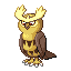 Official artwork of Noctowl FireRed & LeafGreen