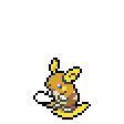 Official artwork of Raichu Alola