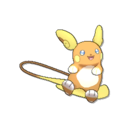 Official artwork of Raichu Alola
