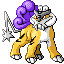 Official artwork of Raikou FireRed & LeafGreen