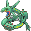Official artwork of Rayquaza FireRed & LeafGreen