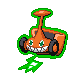 Official artwork of Rotom (Mow Rotom) HeartGold & SoulSilver