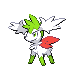Official artwork of Shaymin (Sky Forme) HeartGold & SoulSilver