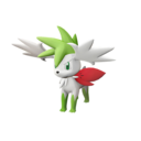 Official artwork of Shaymin (Sky Forme) Legends: Arceus