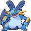 Official artwork of Swampert FireRed & LeafGreen
