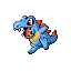 Official artwork of Totodile FireRed & LeafGreen