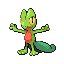 Official artwork of Treecko FireRed & LeafGreen