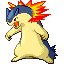 Official artwork of Typhlosion FireRed & LeafGreen