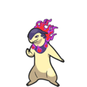 Official artwork of Typhlosion Hisui