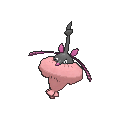Official artwork of Wormadam (Trash Cloak) X & Y