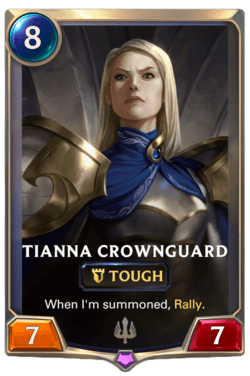 Tianna Crownguard Tianna Crownguard Legends of Runeterra