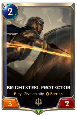 Brightsteel Protector Brightsteel Protector Legends of Runeterra