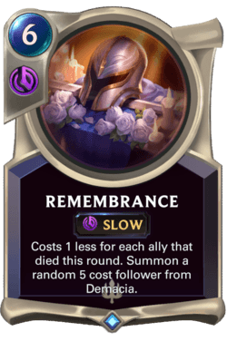 Remembrance Remembrance Legends of Runeterra