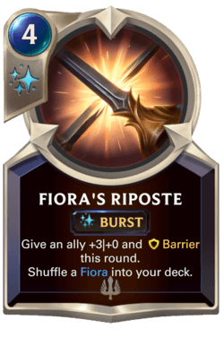 Fiora's Riposte Fiora's Riposte Legends of Runeterra