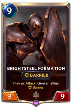 Brightsteel Formation Brightsteel Formation Legends of Runeterra