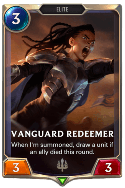 Vanguard Redeemer Vanguard Redeemer Legends of Runeterra