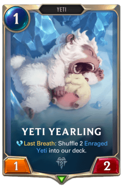 Yeti Yearling Yeti Yearling Legends of Runeterra