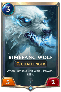 Rimefang Wolf Rimefang Wolf Legends of Runeterra