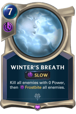Winter's Breath Winter's Breath Legends of Runeterra