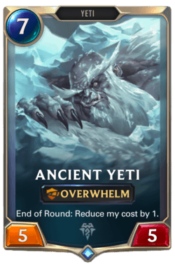 Ancient Yeti Ancient Yeti Legends of Runeterra