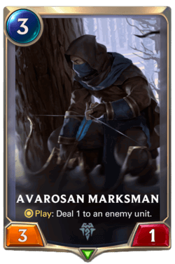 Avarosan Marksman Avarosan Marksman Legends of Runeterra