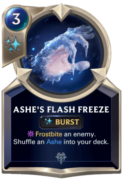 Ashe's Flash Freeze Ashe's Flash Freeze Legends of Runeterra